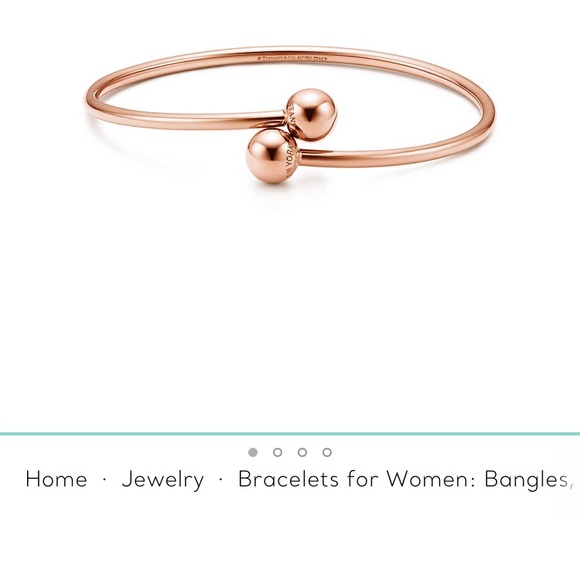 Tiffany & Co. 18K Rose Gold HardWear Bypass Bangle - Picture 7 of 8